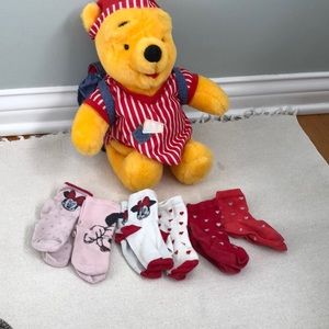 6 pairs of socks 6-12 mo baby girl. Firm price